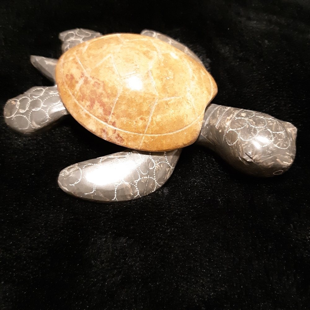 Stone sea turtle